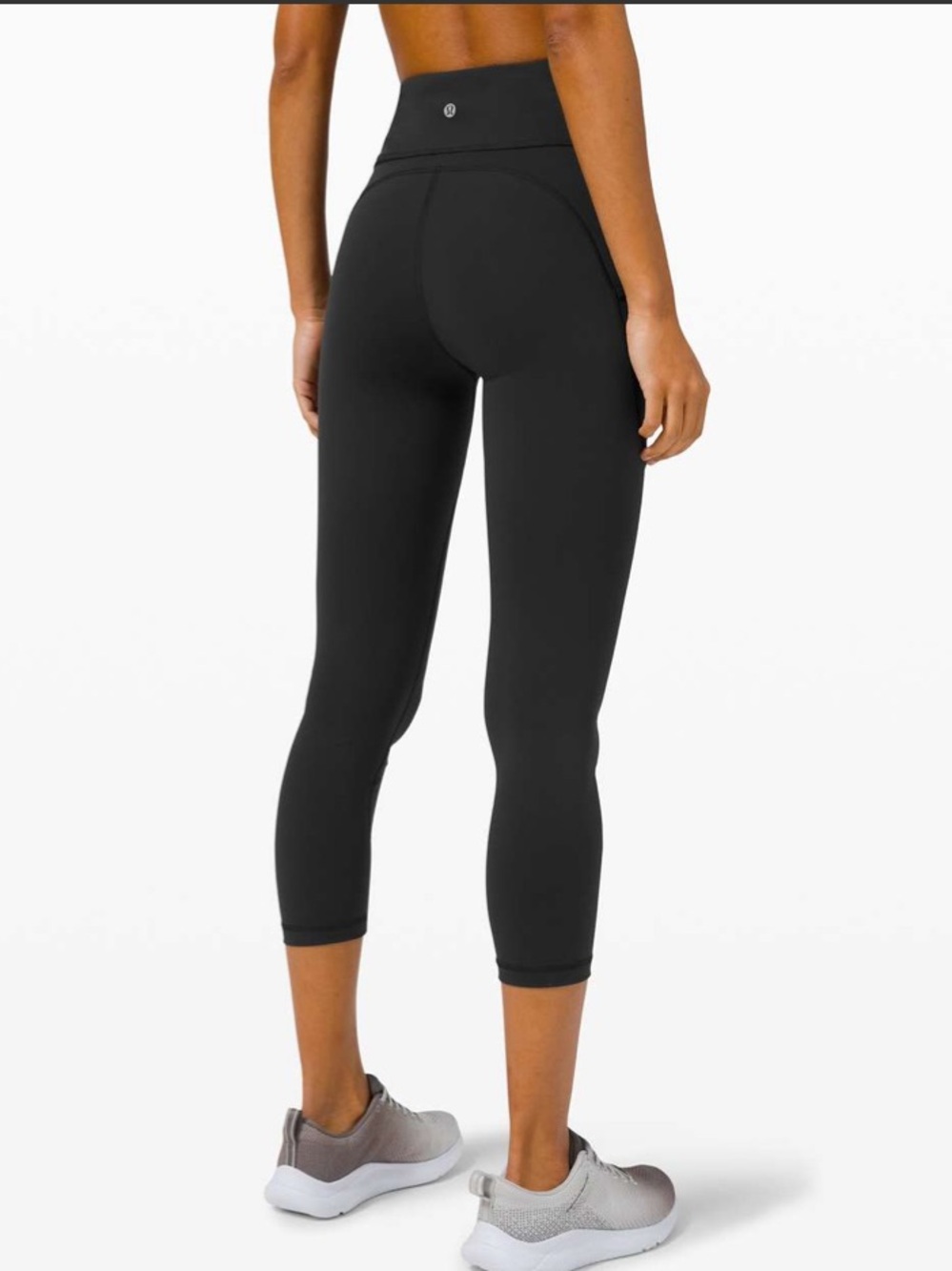 Lululemon Invigorate High-Rise Crop 23" Black legging size 6